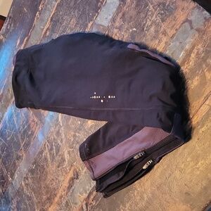 Champion fleece lined cold gear running leggings with zipper bottoms